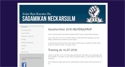 Desktop Screenshot of karate-neckarsulm.de